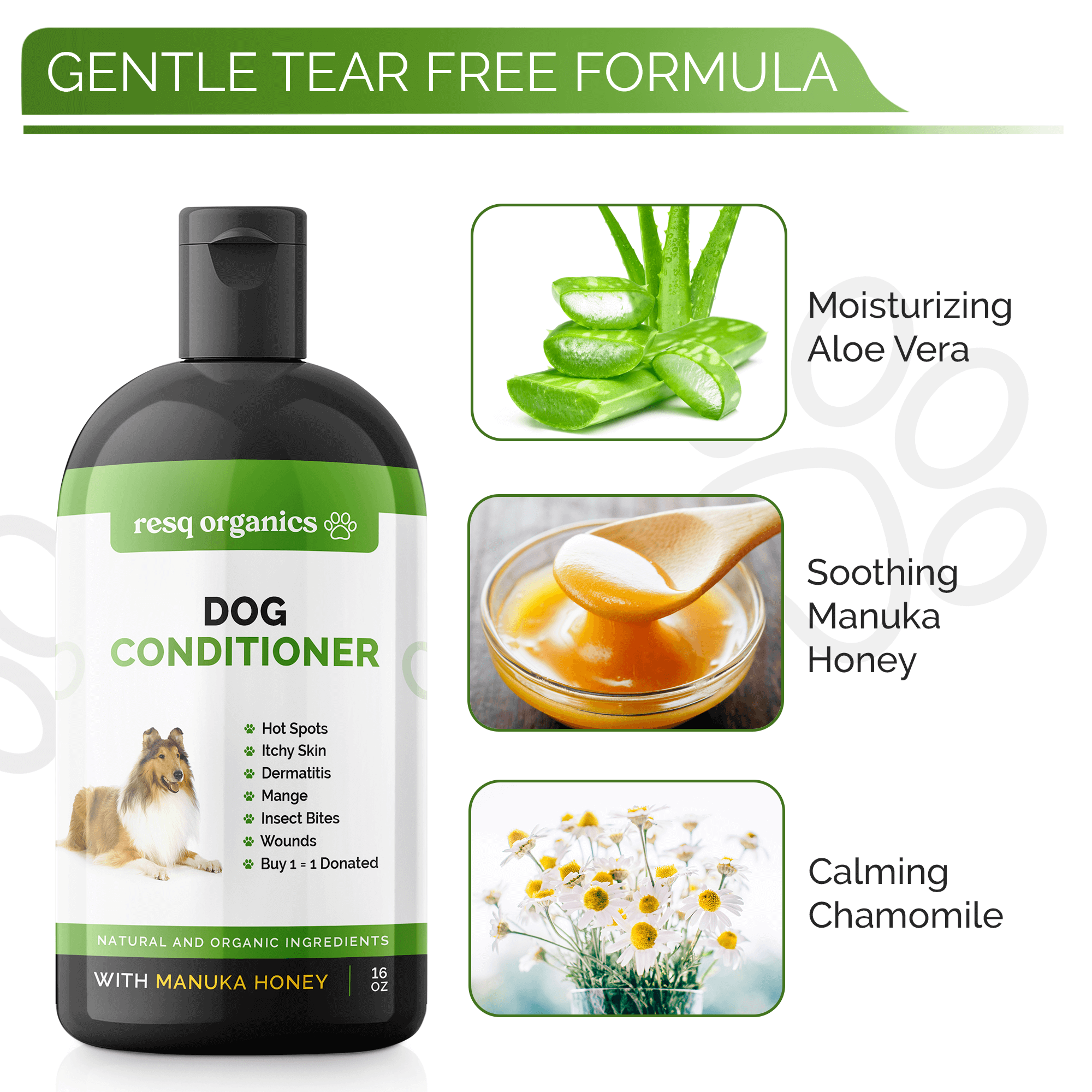 All-Natural Manuka Honey Pet Conditioner for Dogs - Image 3