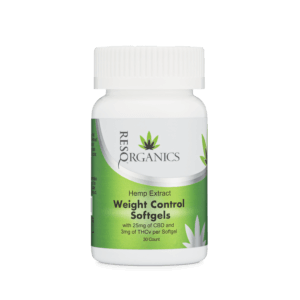 WEIGHT CONTROL SOFTGELS - 25mg (CBD & 3mg THCv 30 COUNT)